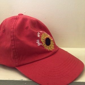 Cute Sunflower Pink Hat